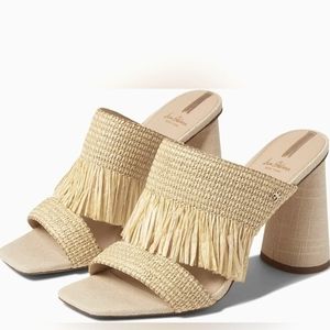 NWT SAM EDELMAN KAMRYN FRINGE HEEL $140